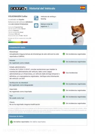 Volkswagen Crafter ISOTERMO REFORZADO L3H2 102CV - Coslada