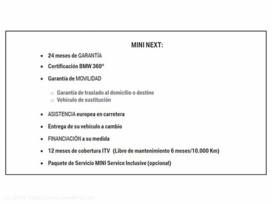 MINI Cooper 5 Puertas 100 kW (136 CV) - 