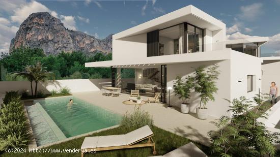 VILLAS DE OBRA NUEVA EN POLOP - ALICANTE