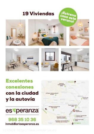 Amplio apartamento con balcón en Murcia - MURCIA