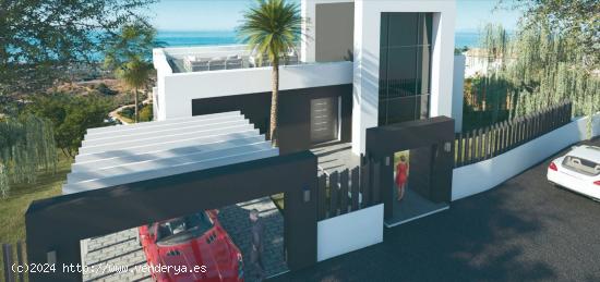  FANTÁSTICA VILLA CON VISTAS IMPRESIONANTES AL MAR JUNTO A LA PLAYA EN BENALMÁDENA - MALAGA 