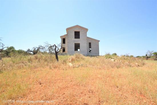 Finca con construcción y proyecto en Can Picafort - BALEARES