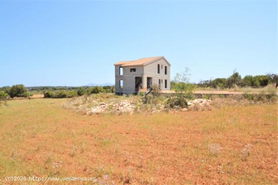 Finca con construcción y proyecto en Can Picafort - BALEARES