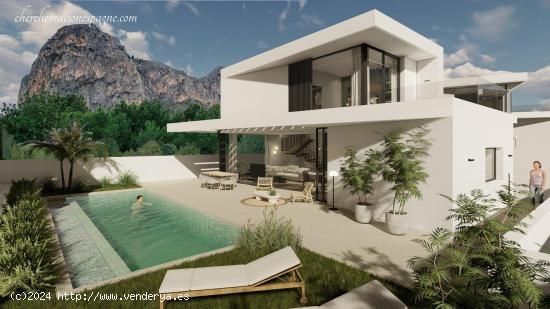 VILLAS DE OBRA NUEVA EN POLOP - ALICANTE