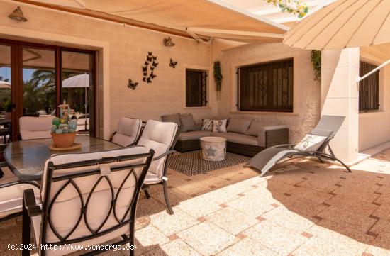 Preciosa villa de lujo con jardín milenario zona Hondón de las Nieves. - ALICANTE