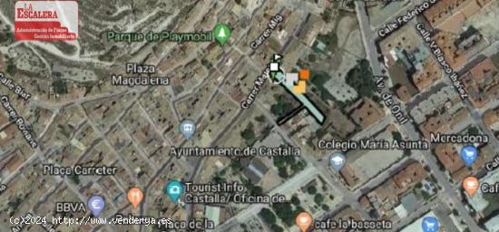 Se vende solar de 551m2, centro de Castalla - ALICANTE