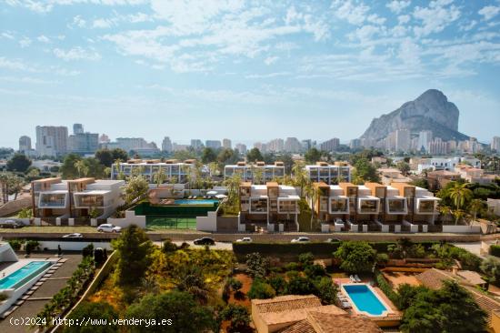 17 CHALETS DE VANGUARDIA EN URBANIZACIÓN PRIVADA EN EL CALPE - ALICANTE