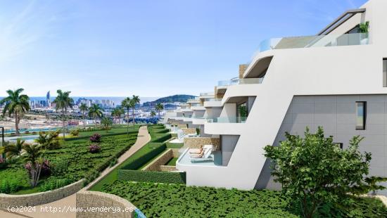 COMPLEJO RESIDENCIAL DE LUJO DE OBRA NUEVA CON VISTAS AL MAR EN FINESTRAT - ALICANTE