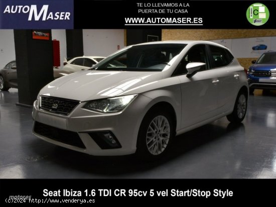  Seat Ibiza 1.6 TDI Style 95 CV de 2018 con 87.000 Km por 12.700 EUR. en Madrid 