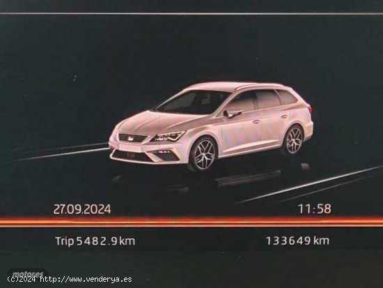 Seat Leon 1.5 EcoTSI S&S FR 130 de 2018 con 133.000 Km por 14.900 EUR. en Madrid