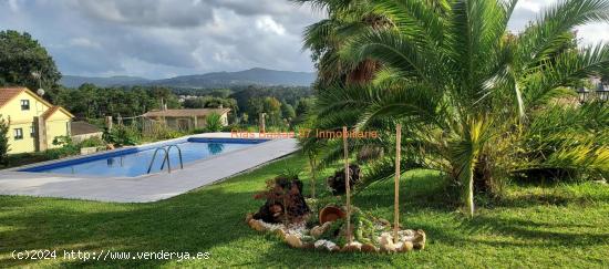 REF 4185 CHALET PIEDRA 5 DORM. CON MARAVILLOSAS VISTAS RIO MIÑO ( TOMIÑO ) - PONTEVEDRA