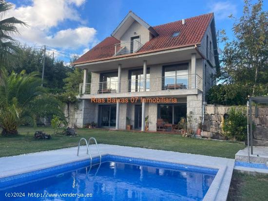 REF 4185 CHALET PIEDRA 5 DORM. CON MARAVILLOSAS VISTAS RIO MIÑO ( TOMIÑO ) - PONTEVEDRA