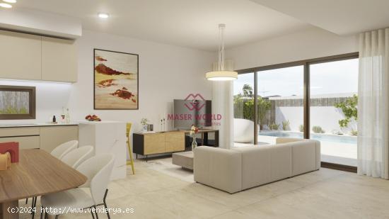 VILLAS DE OBRA NUEVA EN ALGORFA - ALICANTE