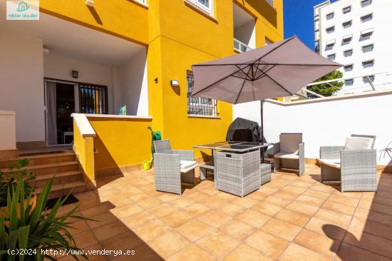 PLAYA, TERRAZA PRIVADA CON BARBACOA NUEVO IDEAL PROFESORES, MASTER, DESPLAZADOS, TURISMO TERMAL - AL