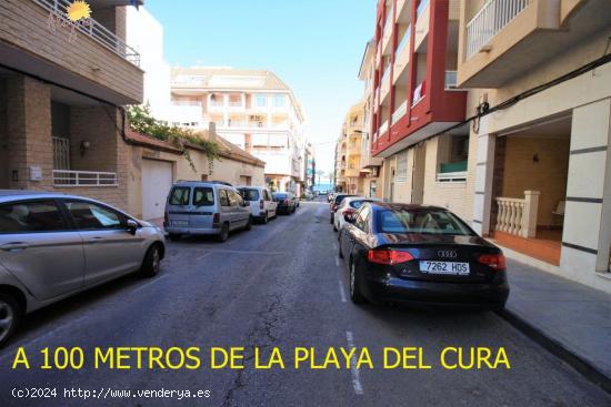 Fantástica vivienda en planta baja, 3 dormitorios a 100 metros de la Playa del Cura - ALICANTE