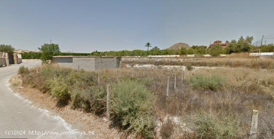 VENTA PARCELA EDIFICABLE EN EL REBOLLEDO ALICANTE - ALICANTE