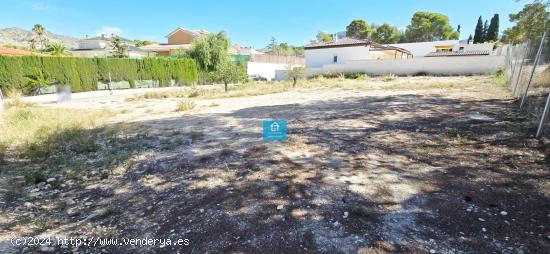 PARA CONSTRUIR TU CHALET, EN VENTA TERRENO URBANO, EN PETRER, ZONA SALINETAS - ALICANTE