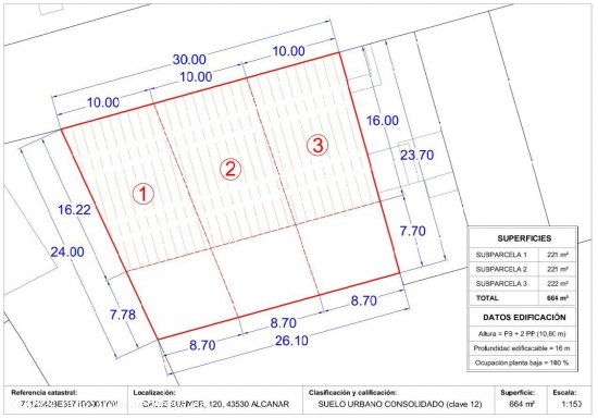 Suelo urbano en venta  en Alcanar - Tarragona