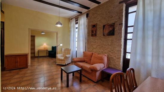 Piso de un dormitorio en el Carmen, amueblado. - VALENCIA