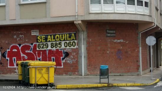 Se alquila bajo en el centro de A Laracha - A CORUÑA