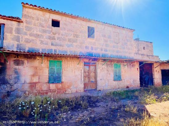 Finca rústica con terreno para renovar en Campos. - BALEARES