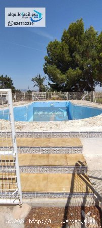 Alquilofacil-murcia alquila una estupenda casa de campo en la zona de santomera en 650€