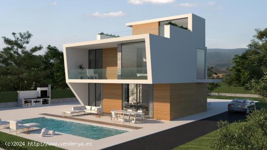 OBRA NUEVA EN ORUHUELA COSTA. VILLAS DE LUJO (GRETA) 370M2 DE CASA. 4 DORM. PLAYA A 350 METROS. - AL