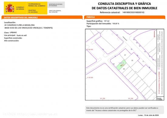 Terrenos Urbanos junto al C.C. La Magalona - Icod de los Vinos - SANTA CRUZ DE TENERIFE