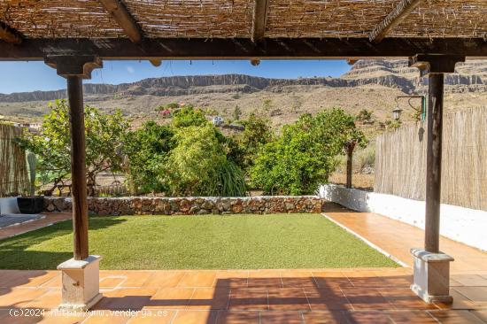 En armonía con la naturaleza: encantadora finca con terreno en Ayagaures - LAS PALMAS