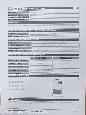 EN VENTA SOLAR URBANIZABLE EN CALAMOCHA - TERUEL