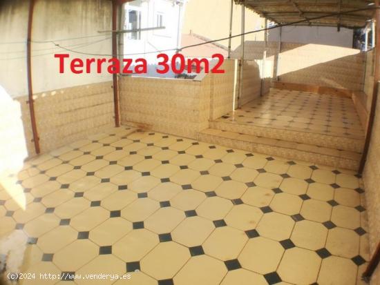  Vivienda toda en Planta baja con Patio y Terraza de 30 m2 - CACERES 