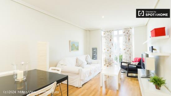 Elegante piso de 1 habitación con aire acondicionado en alquiler en el Retiro - MADRID