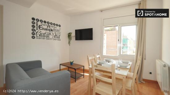 Acogedora habitación en alquiler en el apartamento de 5 dormitorios en La Dreta de l'Eixample - BAR