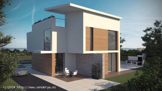 OBRA NUEVA EN ORUHUELA COSTA. VILLAS DE LUJO (GRETA) 370M2 DE CASA. 4 DORM. PLAYA A 350 METROS. - AL