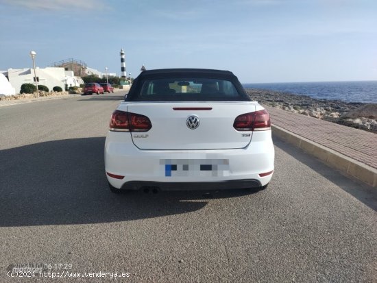 Volkswagen Golf Cabrio 1.4 TSI 122 de 2012 con 97.900 Km por 12.800 EUR. en Baleares