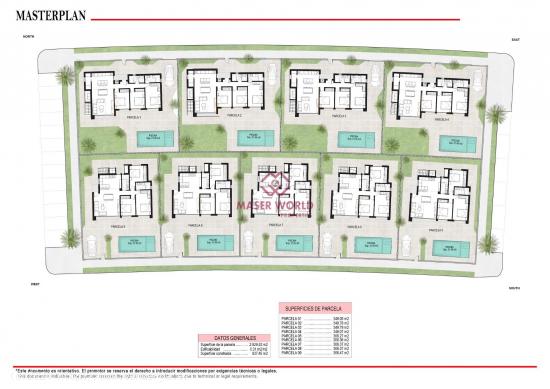 VILLAS DE OBRA NUEVA EN CONDADO DE ALHAMA CAMPO DE GOLF - MURCIA