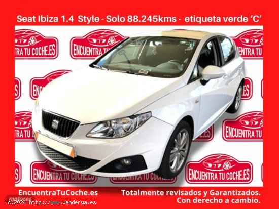 Seat Ibiza 1.4 16v Stylance 85CV de 2011 con 88.245 Km por 8.990 EUR. en Tarragona