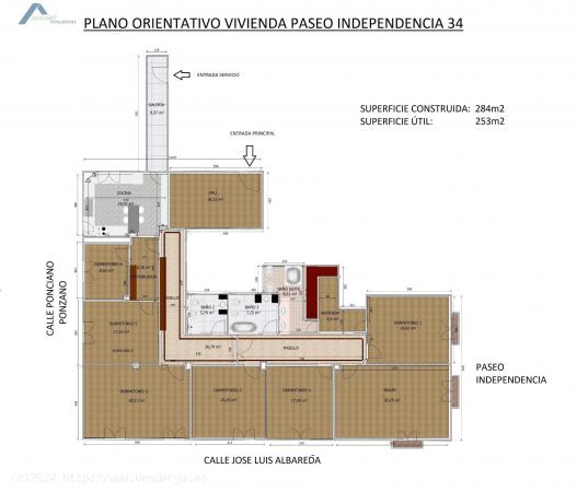 CENTRICA Y AMPLIA VIVIENDA EN PASEO INDEPENDENCIA - ZARAGOZA