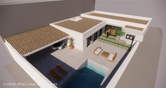 SOLAR CON PROYECTO PARA CHALET DE LUJO JUNTO AL CENTRO DE PUERTO LUMBRERAS - MURCIA