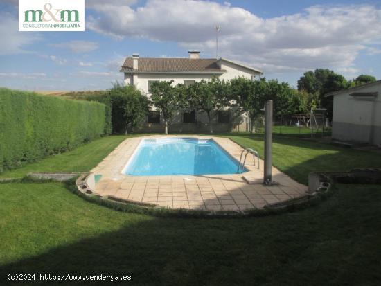  En Aldeaseca, preciosa parcela individual con amplia vivienda, piscina y bodega - SALAMANCA 