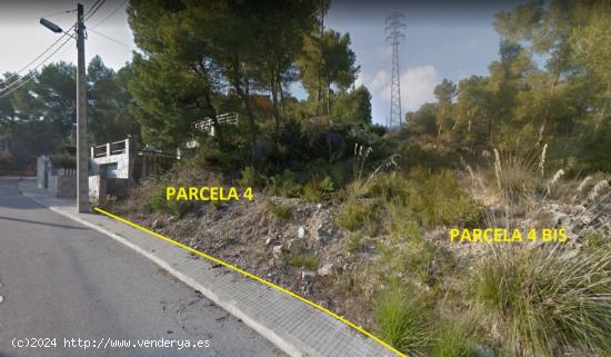 En venta 2 parcelas de 508,50m2 cada una con fachadas de 14,77 m. - BARCELONA