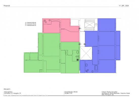 CALLE ARAGON (ZONA CORTE INGLES) AMPLIO PISO DE 235 M2 EN PLANTA UNICA Y DESPACHO ADICIONAL. - BALEA