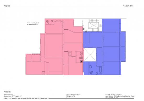 CALLE ARAGON (ZONA CORTE INGLES) AMPLIO PISO DE 235 M2 EN PLANTA UNICA Y DESPACHO ADICIONAL. - BALEA