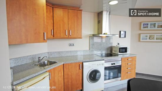 Moderno apartamento estudio totalmente equipado en alquiler cerca de Plaça Catalunya - BARCELONA