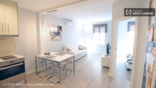 Brillante y moderno apartamento de 1 dormitorio con aire acondicionado en alquiler en la zona de Pob