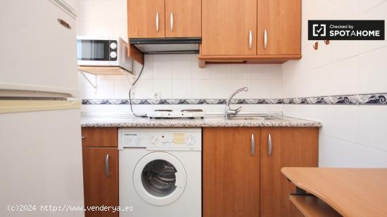 Amplio apartamento estudio con balcón en alquiler en el centro de Granada. - GRANADA