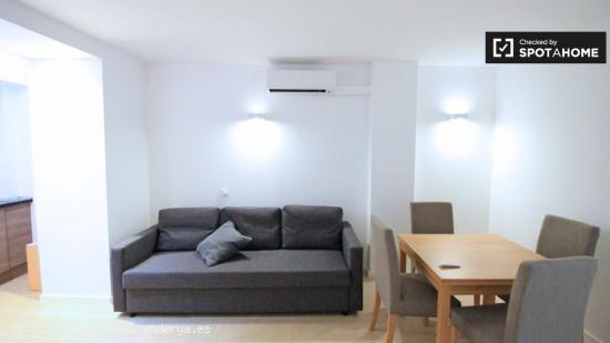 Elegante apartamento de 1 dormitorio en alquiler en Gracia - BARCELONA