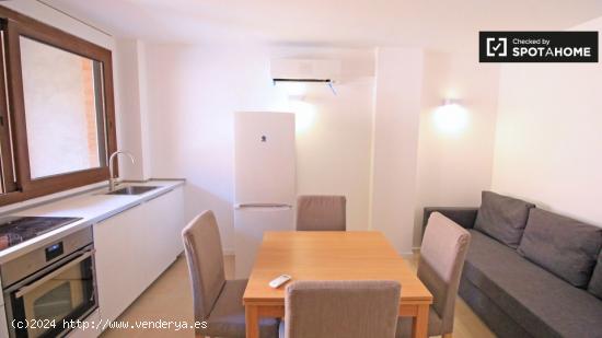 Apartamento de 1 dormitorio con aire acondicionado en alquiler en Gracia. - BARCELONA