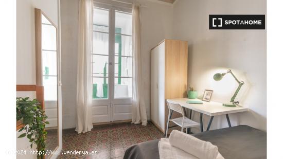 Relajante habitación con armario independiente en el apartamento de 7 dormitorios, Eixample - BARCE