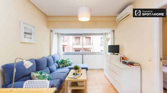 Admite animales apartamento de 1 dormitorio con aire acondicionado en alquiler en Salamanca - MADRID